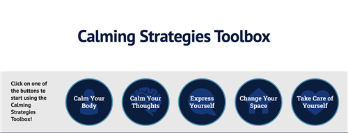 calming strategies toolbox 